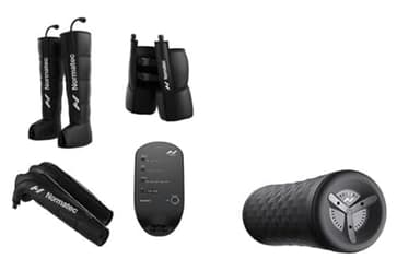 Hyperice Normatec 3 Full Body Standard Legs + HIPS + Arms Dynamic Compression Massage and Vyper 3 - Powerful High-Intensity Vibrating Foam Roller - Relieve Muscle Tension