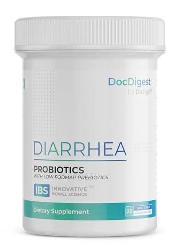 IBS Anti Diarrhea Probiotic for Diarrhea Relief and IBS-D - Clinically Studied Antidiarrheal Pills for Long-Term Comfort - Diarrhea Medication for Adults - Specialized IBS Supplement and Medicine