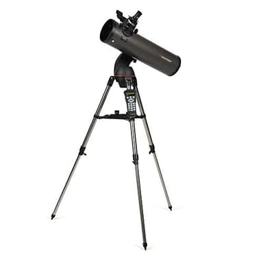 Celestron - NexStar 130SLT Computerized Telescope - Compact and Portable - Newtonian Reflector Optical Design - SkyAlign Technology - Computerized Hand Control - 130mm Aperture Grey