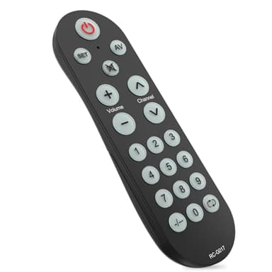 Big Button Universal Remote Control for Most of TVs, Universal TV Remote Control for Elderly, Learning Remote- Easy to Use