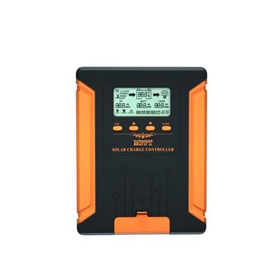 iSunergy 100A 180V MPPT Solar Charge Controller 12V/24V/36V/48V Auto, Heat-Dissipating Metal Housing, Dual Fans, and LCD Display, for LiFePO4, Gel, Lithium, SLD, FLD, and Ternary Battery