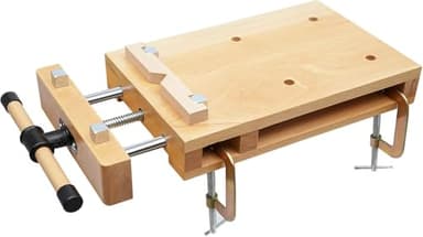 Portable Workbench Hard Woodworking Vise for Workbench, Desktop Work Table Work Bench with G-Type Fixing Clips and Limit Blocks, for Home, Woodworking Studios, Fixed for Processing Wood