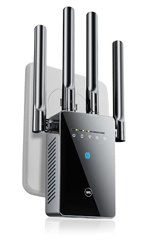 2025 WiFi Extender Signal Booster, Internet WiFi Booster Cover up to 14770 sq.ft for Home, New Gen 6X Faster Wireless WiFi Repeater w/Ethernet Port, Easy Setup WiFi Range Extender Works with Router