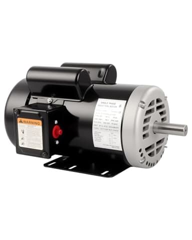 5HP Air Compressor Motor Electric Motor 3450 RPM 230V Single Phase 56HZ Frame 7/8" Keyed Shaft CCW/CW