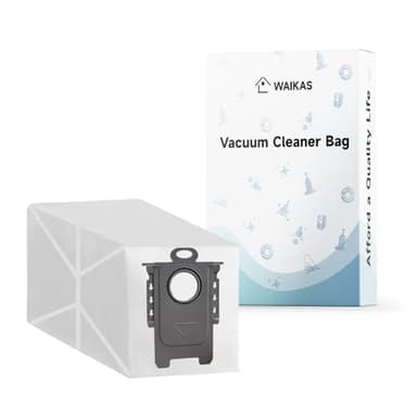 WAIKAS 6 Pack Qrevo Replacement Bag for Roborock QV 35A/35S, Qrevo S5V, Saros 10/10R/Z270, Qrevo Edge S5A, Qrevo CurvX/2 Flow, Qrevo Curv S5X, S8 MaxV Ultra, Qrevo S/Pro/Plus/Slim/MaxV - Accessories