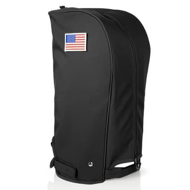 Golf Bag Cover Rain Hood (Black with US Flag)