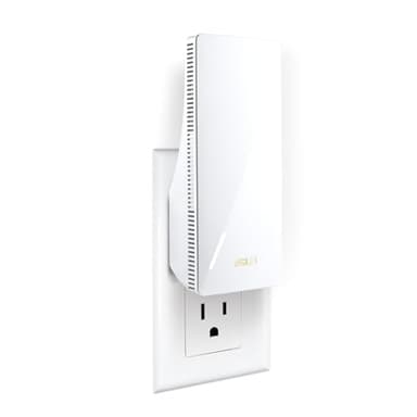 ASUS RP-BE58 BE3600 Dual Band WiFi 7 (802.11be) Range Extender, AiMesh Extender for Seamless mesh WiFi; Works with Any WiFi Router