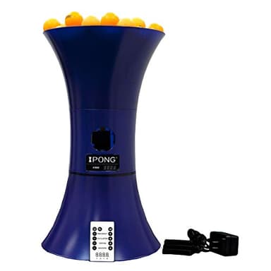 iPong V300 Table Tennis Training Robot - Serves 40mm Regulation Ping Pong Balls Automatically - Play Solo w/o Playback Mode on your Ping Pong Table - Various Models Available, Size 19 , Blue