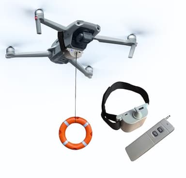 HENWAFX Drone Payload Release, Drone Payload Delivery Airdrop Transport Device Release Fishing Bait Line Carrying Wedding Proposal and Rescue Device for DJI Mavic/Mini4/mini2/mini/SE/Air/Air2/Air 3 Universal