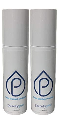 Purefypro Disinfectant Spray (4oz, 2pk) - Kills 99.9999% Norovirus, Flu and Hepatitis Viruses, HIV Virus, Monkeypox Viruses, MRSA, VRE, E Coli, Drug Resistant Germs, Fungi, No Rinse, No Residue