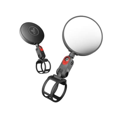 Segway Electric Scooter Rear-view Mirror - Universal Fit for All Segway Scooters (Except Air T15), 2-Pack, Black, Adjustable Wide-Angle Vision, Easy Installation