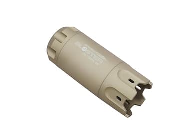 ACETECH Airsoft Pistol/Riffle Flash Tracer Unit Blaster 14mm CCW Negative Thread with M14- to M11+ Green/Gel BB LED Flare Lighting Effect (Tan)