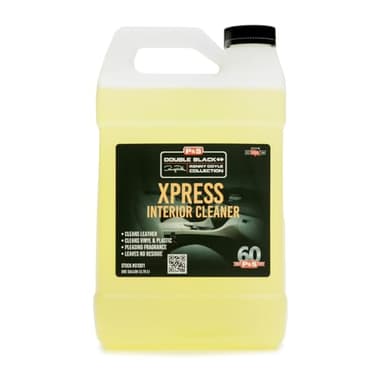 P & S Professional Detail Products Xpress Interior Cleaner – Safe for Leather, Vinyl, Plastic & More, Removes Dirt, Grease & Oil, No Residue, Fresh Scent, No Dilution Needed - 1 Gallon