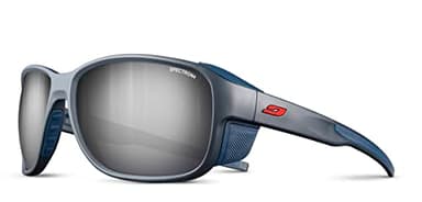 Julbo Montebianco 2 Mountain Sunglasses - Dark Blue Frame - Silver Mirror Lens (Spectron 4)