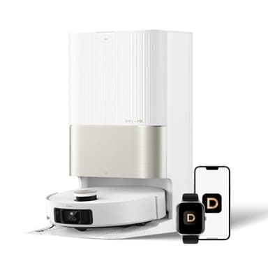 DREAME X50 Ultra White Robot Vacuum and Mop with Auto-Empty and Mop Self-Cleaning, 20,000Pa Suction, Obstacle Avoidance and 360° Navigation, Corner to Edge Deep Cleaning, Detangling Brush