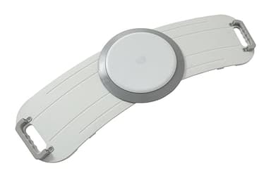 Rotating Transfer Board with Turntable & Dual Assisted Handles - FSA/HSA - Eligible Sliding Transfer Board for Wheelchair to Bed or Sofa, Non-Slip Home Care Mobility Aid for Seniors & Caregivers White