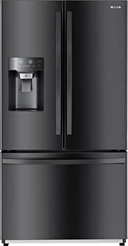 Winia WRFS26SUJE 25.5 Cu. Ft. French Door Dispenser Refrigerator With a Dual Ice Maker - Black Stainless Steel