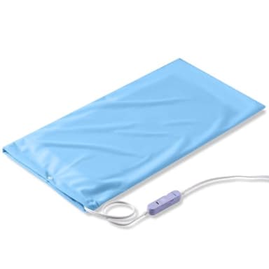 Boncare® Stay-On Large Vinyl Electric Heating Pad for Neck and Shoulders and Back Without Auto-Off, Low & High Heat Levels, Waterproof Hot Heat Pad with Washable Cover (12”x24”, 1-Pack)