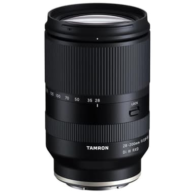 Tamron 28-200 F/2.8-5.6 Di III RXD for Sony Mirrorless Full Frame/APS-C E-Mount, Model Number: AFA071S700, Black