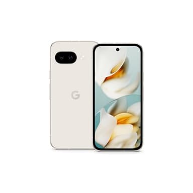 Google Pixel 9a with Gemini - Unlocked Android Smartphone with Incredible Camera and AI Photo Editing, All-Day Battery, and Powerful Security - Porcelain - 128 GB