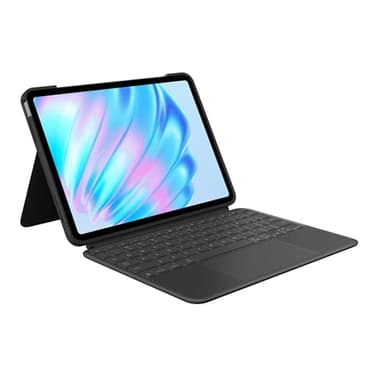 Logitech Combo Touch iPad Air 11-inch (M2, M3 & M4), iPad Air (5th gen) Keyboard Case - Detachable Backlit Keyboard with Kickstand - Midnight Black