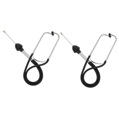 FUNOMOCYA 2pcs Auto Engine Repair Tool Mechanics Stethoscope Chassis Ears Car Accessory