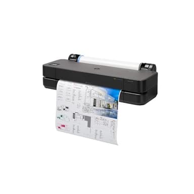 HP DesignJet T210 Large Format 24-inch Plotter Printer, with Modern Compact Design (8AG32D) - New Model
