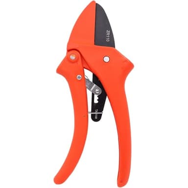 Zenport ZR110 Fiberglass Ratchet Pruner, 8.5-Inch , Orange