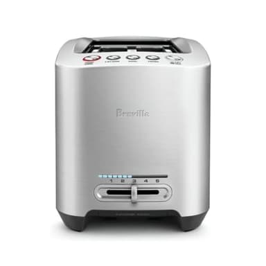 Breville BTA820XL Die-Cast Smart Toaster, 2 Slice, Brushed Stainless Steel