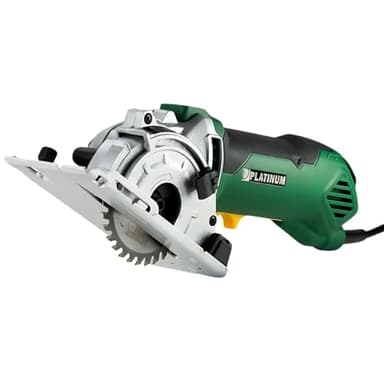 ROTORAZER SAW Platinum Compact Circular Saw Set - New Model for 2024! Extra Powerful - Deeper Cuts! Cut Drywall, Tile, Grout, Metal, Pipes, PVC, Plastic, and Copper. AS SEEN ON TV! (Green)