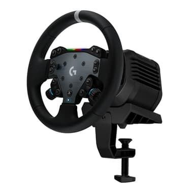 Logitech G RS50 Racing Wheel, Hub, and Base for PS5/PS4/PC: 8 Nm Direct Drive, 11 inch Wheel, 13 Buttons, Adjustable Paddle Shifters, TRUEFORCE Force Feedback Integration with Major Titles - Black