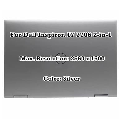 17" Replacement for Dell Inspiron 17 7706 2-in-1 QHD 2560×1600 LCD Touch Screen Assembly Display Complete
