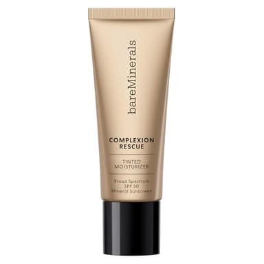 bareMinerals Complexion Rescue Tinted Moisturizer for Face with SPF 30, Full Size, Opal 01, Vegan, Cruelty-Free & Dermatologist-Tested