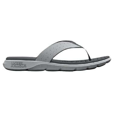 Under Armour Men's Ignite Pro Flip Flop, (102) Mod Gray/Pitch Gray/Mod Gray, 9, US