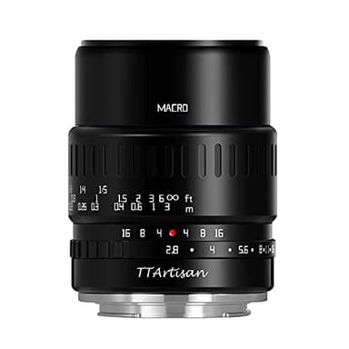 TTArtisan 40mm F2.8 Macro Lens APS-C 1:1 Magnification Macro Lens Manual Focus Prime Fixed Focus Lens (Fujifilm X Mount)