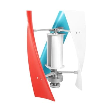LXYIUTRW Bepritm 400W Wind Turbine Generator Kit, 3 Blades Wind Power Generator 12V Vertical Axis Wind Turbine Generator Kit with Controller, Ultra-Quiet Design for Home, Boats, Street Lighting