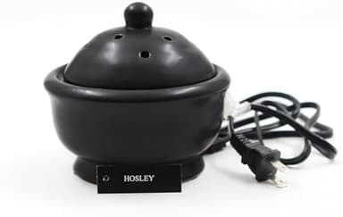 Hosley® Enchanting Aromas 5" High Electric Liquid Potpourri Pot Ceramic Warmer 110 Volts Stylish Home Fragrance Solution Compact Decor Accent for Customizable Scents Plug-and-Play Convenience for Cozy