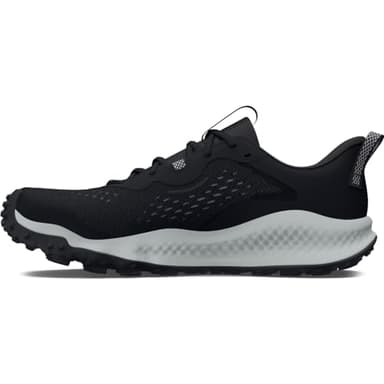 Under Armour Men's Charged Maven Trail, (002) Black/Mod Gray/White, 10, US