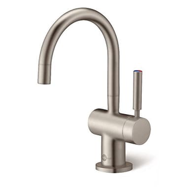 InSinkErator F-HC3300SN Modern Instant Hot & Cold Water Dispenser - Faucet Only, Satin Nickel