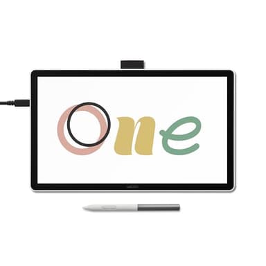 Wacom One 14 Drawing Tablet with Screen, 14” HD Full-Laminated Digital Art Tablet with Creative Software and Training, Graphics Drawing Pad for Mac and Windows