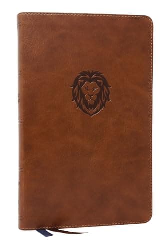 NKJV, Thinline Bible Youth Edition, Leathersoft, Brown, Red Letter, Comfort Print: Holy Bible, New King James Version