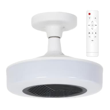 Led Lights with Built-in Heater, with Adjustable Brightness Modes, 25x16.7cm, Led Ceiling Heating Lamp, Smart Heating Ceiling Lamp, PTC Ceramic Warmth, for Bathrooms, Bedrooms, Nursery, Living Room