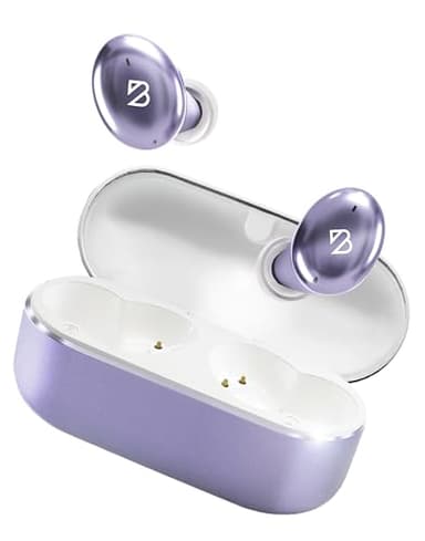 Back Bay Audio Tempo 30 Wireless Earbuds for Small Ears - Award-Winning Sound, Sweatproof Bluetooth Earbuds, Comfortable Ear Buds for Women, Purple Earphones Small Ear Canals, Long Battery Headphones