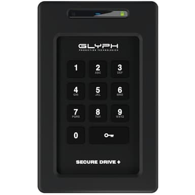 Glyph SecureDrive+ Professional Encrypted Rugged Mobile SSD with Keypad 2TB
