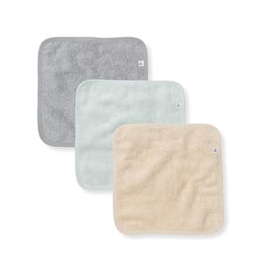 Burt's Bees Baby Infant Washcloths, 100% Organic Cotton, Soft and Super Absorbent Knit Terry & Woven Terry Wash Cloth