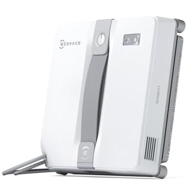 ECOVACS WINBOT Mini Window Cleaning Robot - Compact Design, Dual Nozzles with Ultrasonic Spray, 9-Stage Protection System, Intelligent Path Planning, 3 Cleaning Modes, Anti-Slipping System