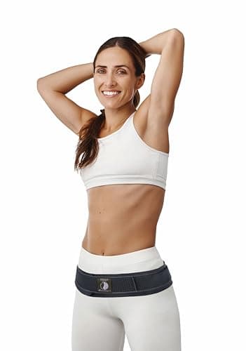 Serola Sacroiliac Belt for SI Joint Dysfunction – (Large fits 40” to 45”) Lower Back, Pelvic & Hip Support brace for Women & Men, Non-Slip, Adjustable & Breathable Brace