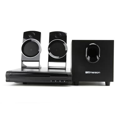 Emerson ED-8050 2.1 Channel Home Theater DVD Player and Surround Sound System with Subwoofer, HDMI Output, USB Playback, and Dual Speakers – Ideal for Immersive Movie and Music Experience