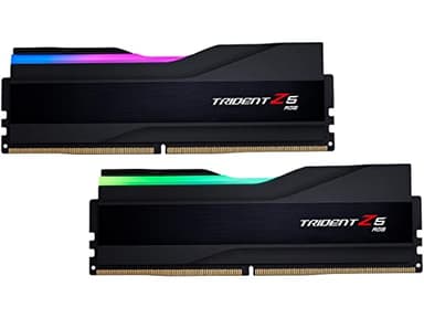 G.SKILL Trident Z5 RGB Series DDR5 RAM (Intel XMP 3.0) 48GB (2x24GB) 8000MT/s CL40-48-48-128 1.35V Desktop Computer Memory U-DIMM - Matte Black (F5-8000J4048F24GX2-TZ5RK)