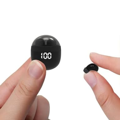YXYKODM Invisible Mini Earbuds Wireless Bluetooth - Ultra Small in-Ear Headset Wireless Invisible Smallest Bluetooth Earbuds - Fitable for All Type Ears Stereo Sound Earphones IPX5 Waterproof